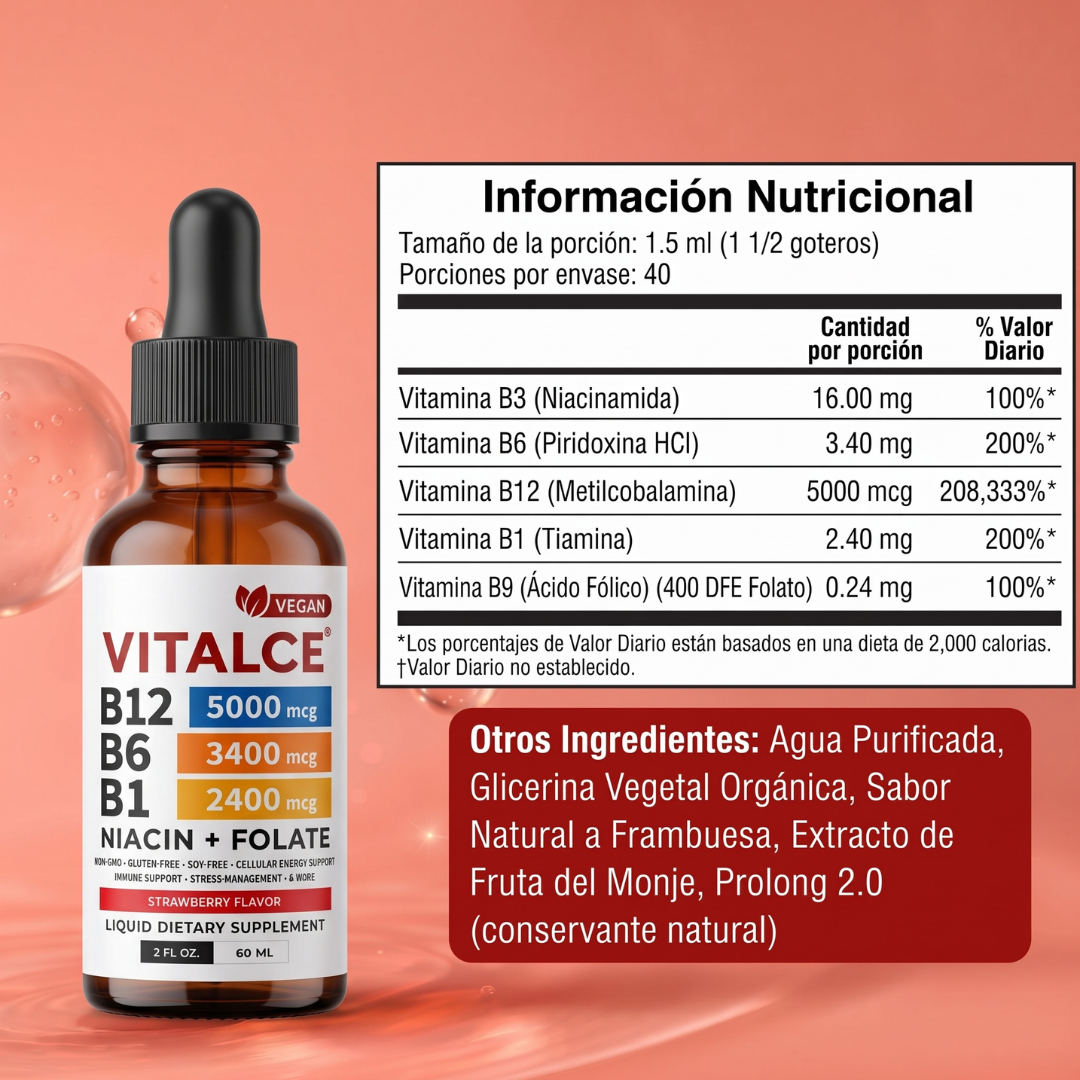 5 en 1- Complejo de Vitamina B