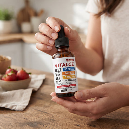 Cliente de Vitalce con su frasco