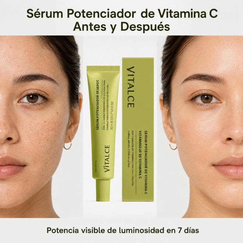 VITALCE™ – Sérum Antimanchas de Vitamina C + Glutatión