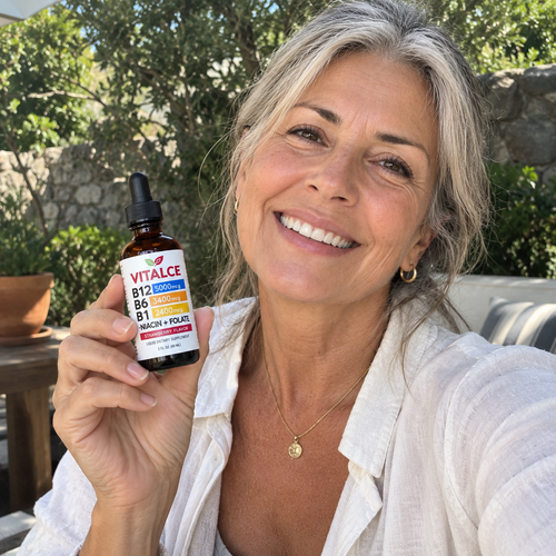 Cliente de Vitalce con su frasco